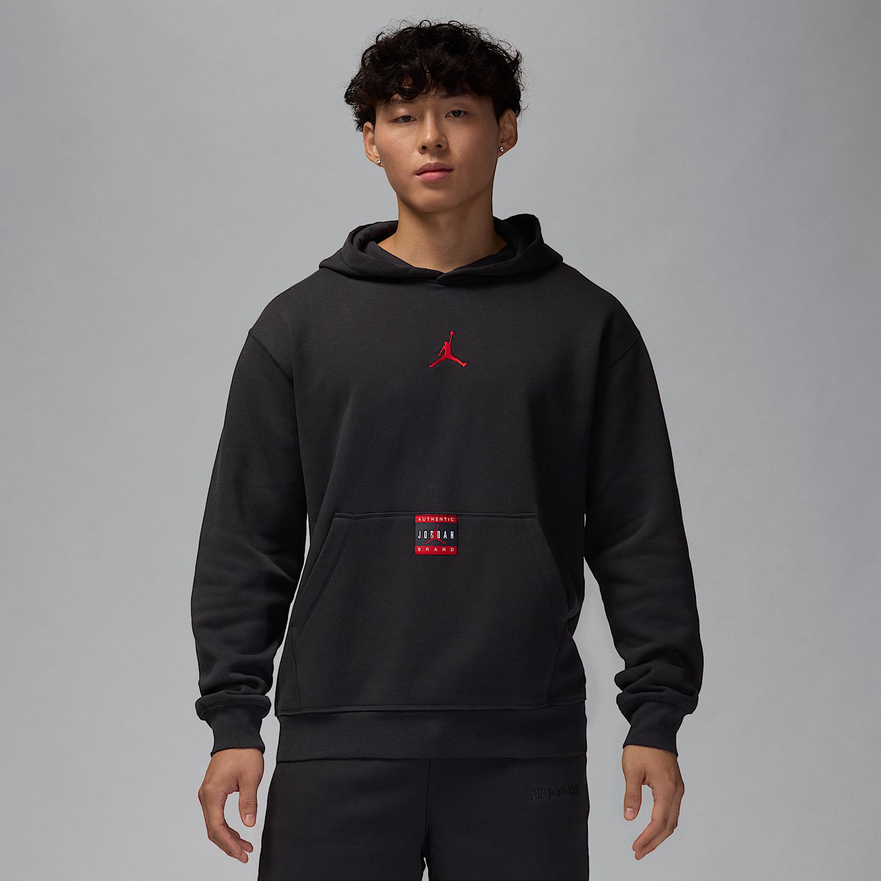 Jordan Brooklyn Fleece Men's Pullover Hoodie. Nike ID